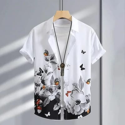 Half Sleeve Cotton Shirt For Men_img_0