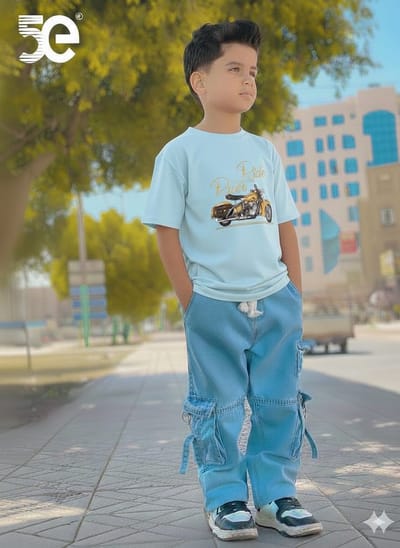 Boys Denim Pant and T-Shirt set_img_2