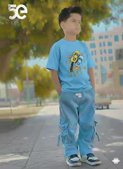 Boys Denim Pant and T-Shirt set_img_1