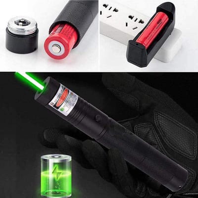 BusinessGreen Laser Pointer 303 High Power Star Laser Light with 18650 Battery and Battery Charger Powerful Laser Pointers(Orginal)_img_2