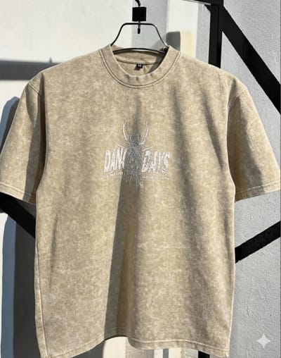 Offer Premium Acid Wash Drop Shoulder TShirt_img_19