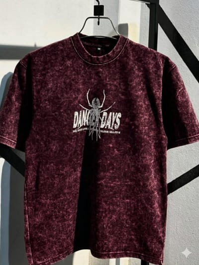 Offer Premium Acid Wash Drop Shoulder TShirt_img_17