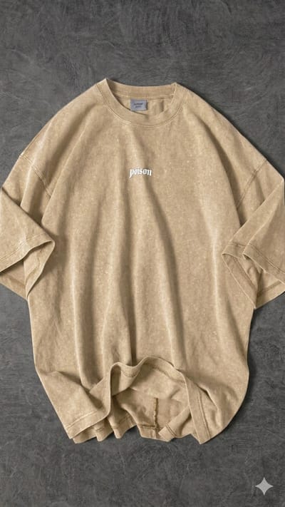 Offer Premium Acid Wash Drop Shoulder TShirt_img_12
