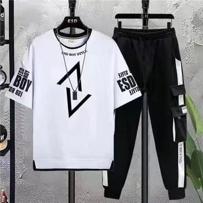 Half Sleeve T-Shirt & Trouser Set_img_0