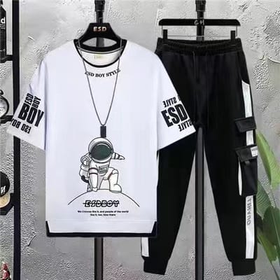 Half Sleeve T-Shirt & Trouser Set_img_1