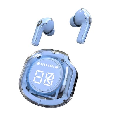 Ultrapods Pro True Wireless Earbuds with Display Transparent Design, Bluetooth 5.3_img_1