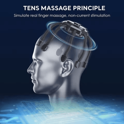 8 Heads Finger Vibrating Octopus Electric Scalp Head Massager Rechargeable Smart Vibration Spider Head Massage Tool_img_5